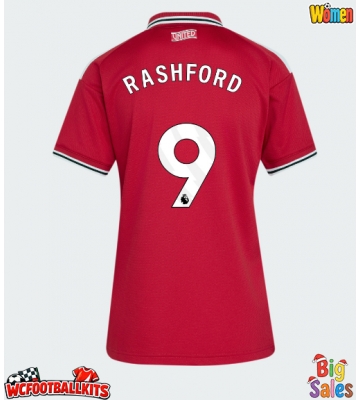 Manchester United Marcus Rashford #9 Replica Home Stadium Shirt for Women 2026-27 Short Sleeve